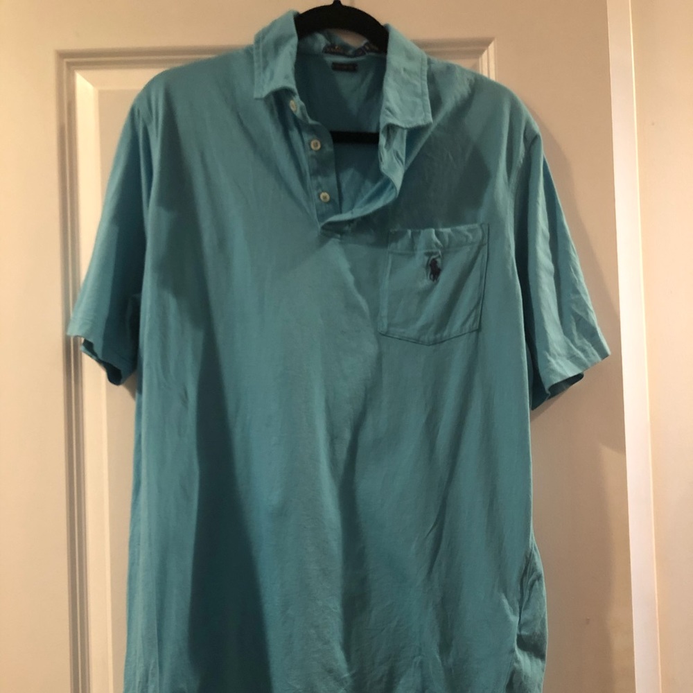 Light Blue short Sleeve Polo